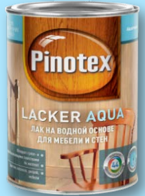 Pinotex Lacker Aqua 70 Глянцевый колеруемый лак для внутренних работ